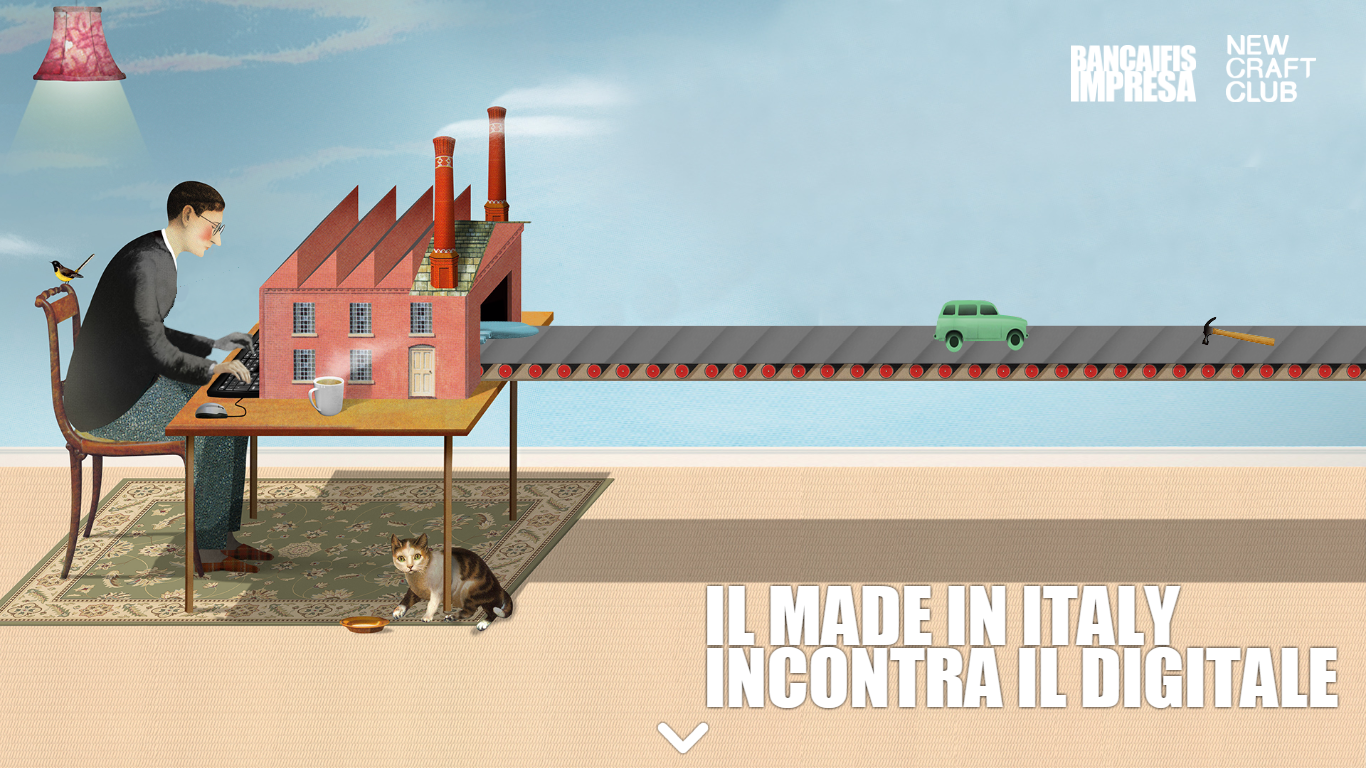 Foto Web Report “Il Made in Italy Incontra il Digitale” realizzato da Quantitas (azienda di VEGAinCUBE)