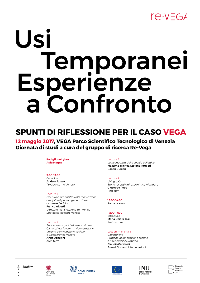 Foto Usi Temporanei Esperienze a Confronto.  Spunti di riflessione per il caso VEGA
