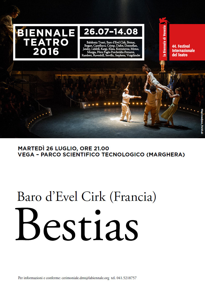 Foto Apertura 44° Festival Internazionale del Teatro, diretto da Àlex Rigola