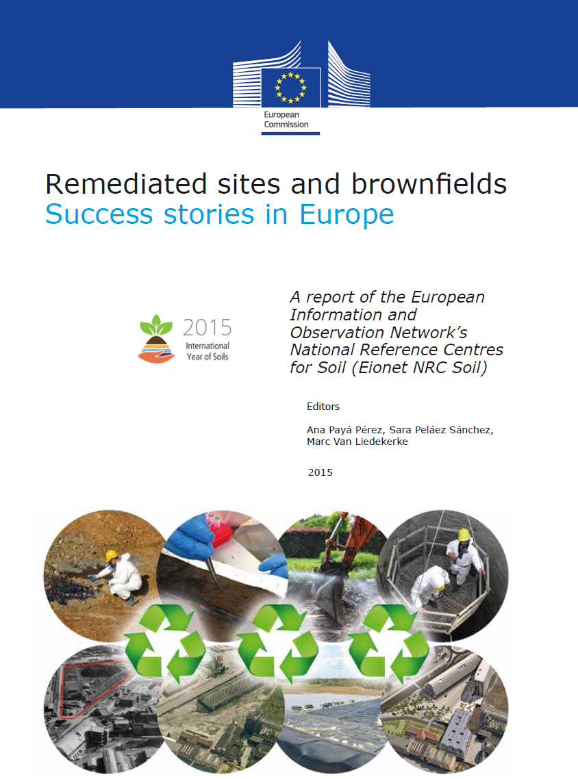 Foto VEGA citato come caso di successo nella pubblicazione ISPRA della Commissione Europea “Remediated sites and brownfields”